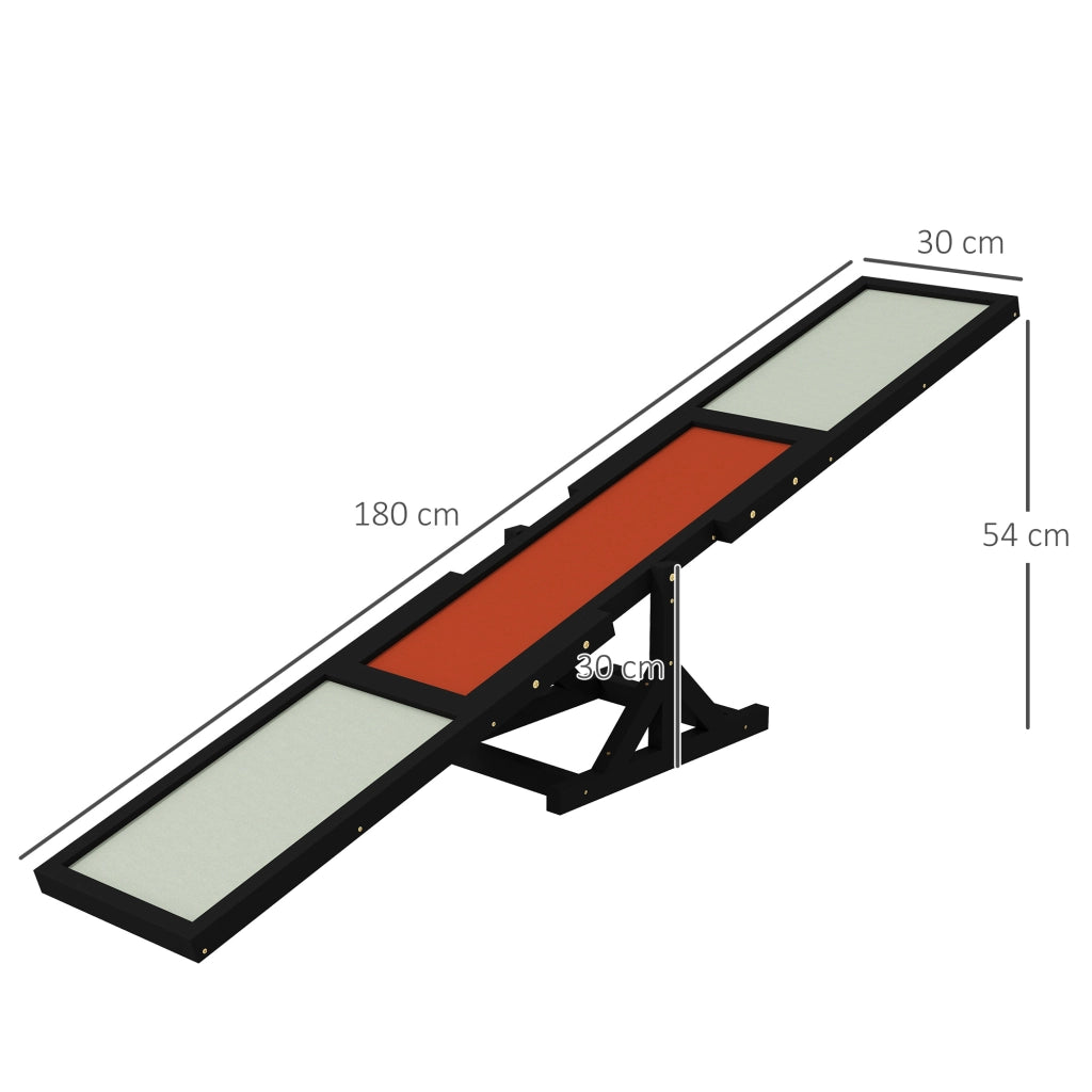 Set Giardino per Cani ¨C Minimal ¨C Legno Grigio Nero 100x200x50