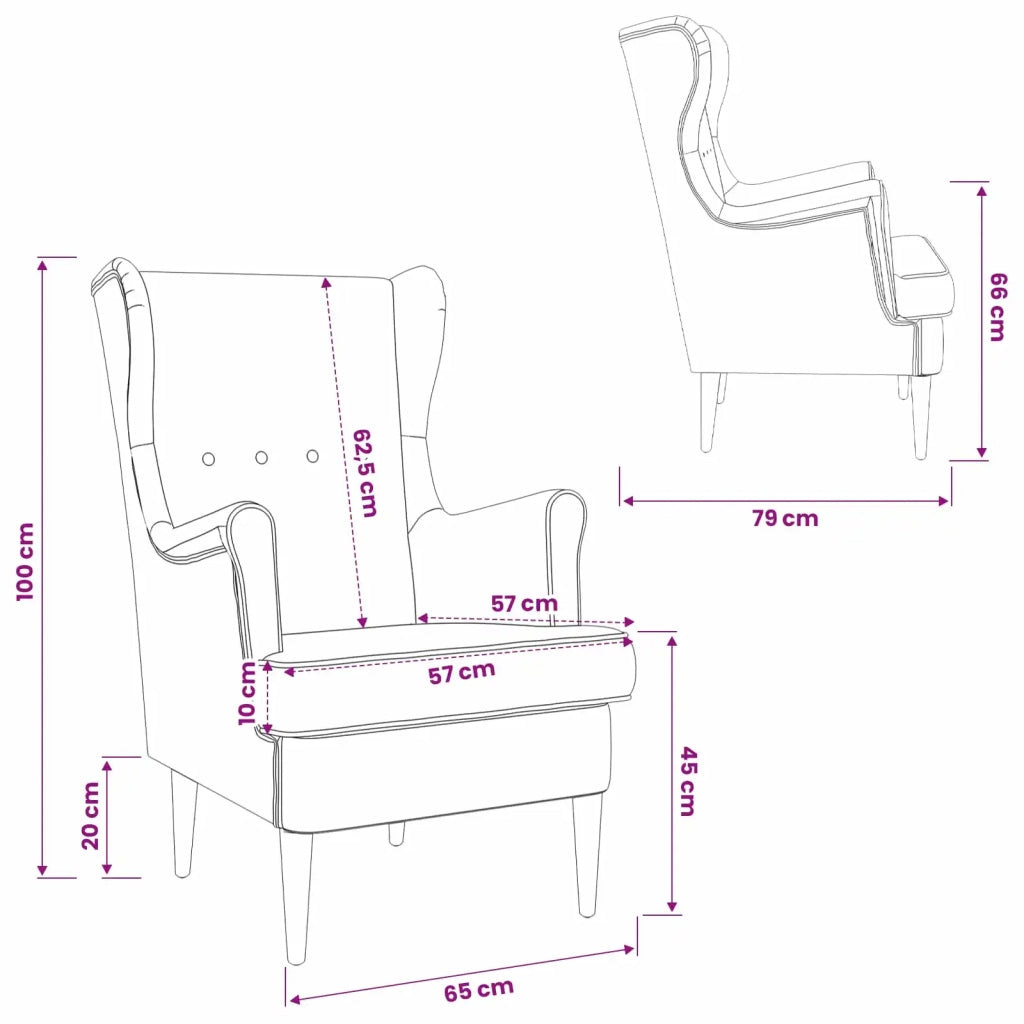 Poltrona Crema Tessuto 42029888