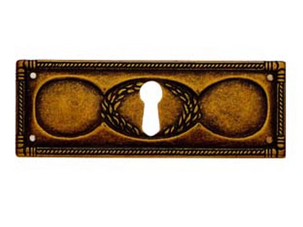 10pz bocchette rettangolari orizzontali mod.30705 in zama anticata - mm.108x39h. cod:ferx.fer107693