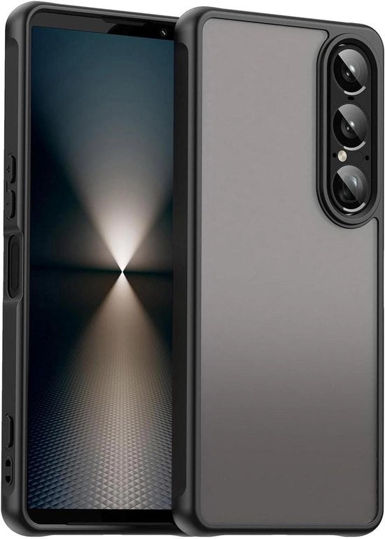 Hoesa smartphone ultrathin, schokbestendig, trasparente, nero.