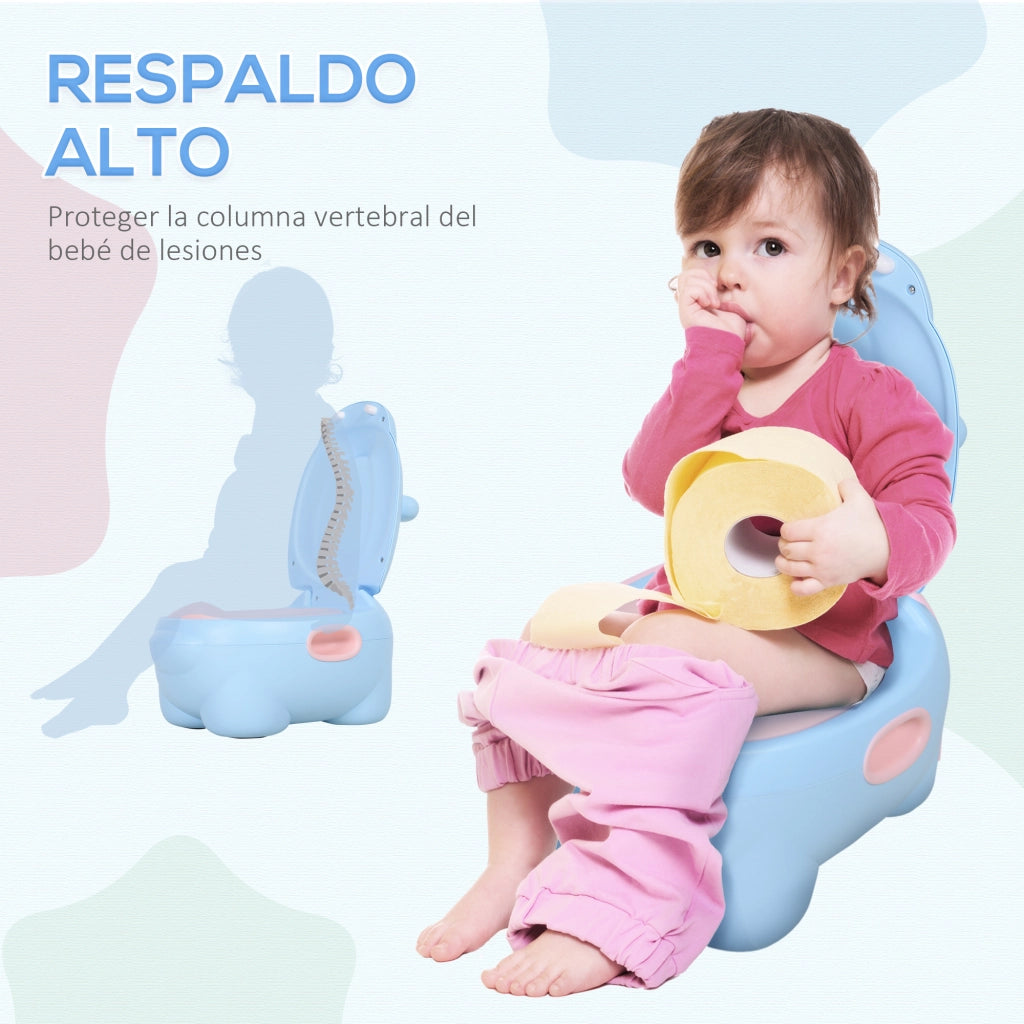 Orinal Bambini Forma Ippopotamo ¨C Minimal ¨C 40x30x23 cm Blu