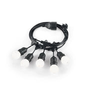 Sospensione Moderna Fiesta Materie Plastiche Nero 5 Luci E27