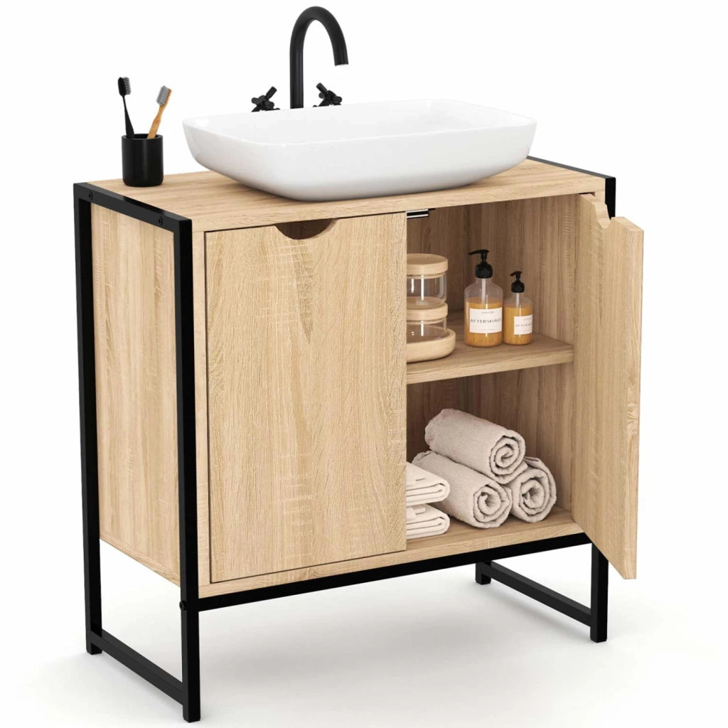 IDMarket - Mobile da bagno DETROIT dal design industriale
