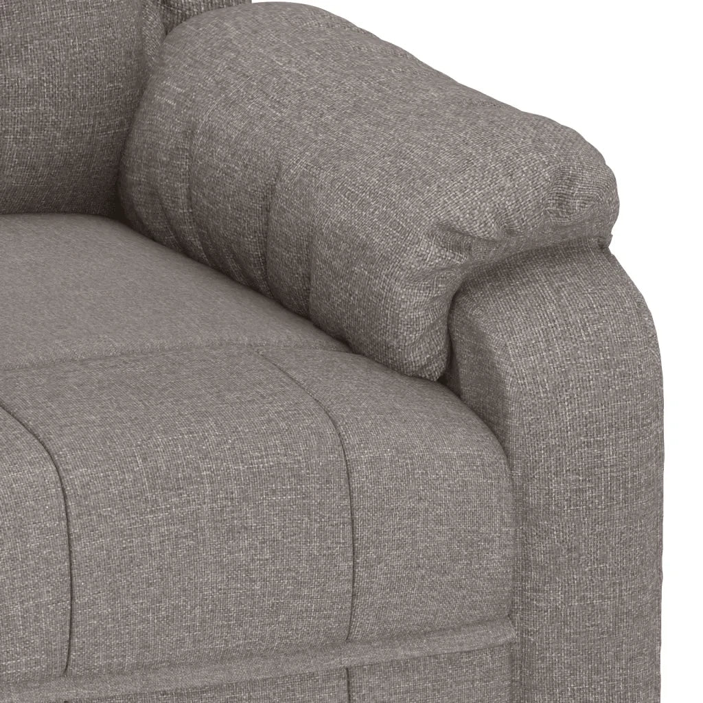 Poltrona Reclinabile in Tessuto Tortora 348116