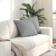 Cuscini da Divano 2 pcs Grigio Nuvola 45 x 45 cm Tessuto 42013924