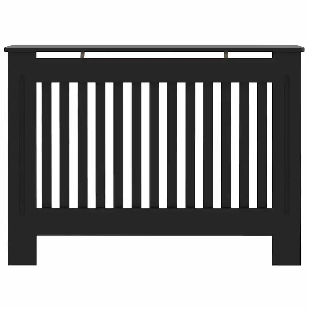 Copertura per radiatori 2 pcs Nero 112 x 19 x 81,5cm 3403229