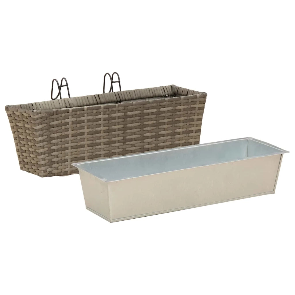 Ringhiera 2 pz 50 x 17 x 17 cm Metallo CFW5994416