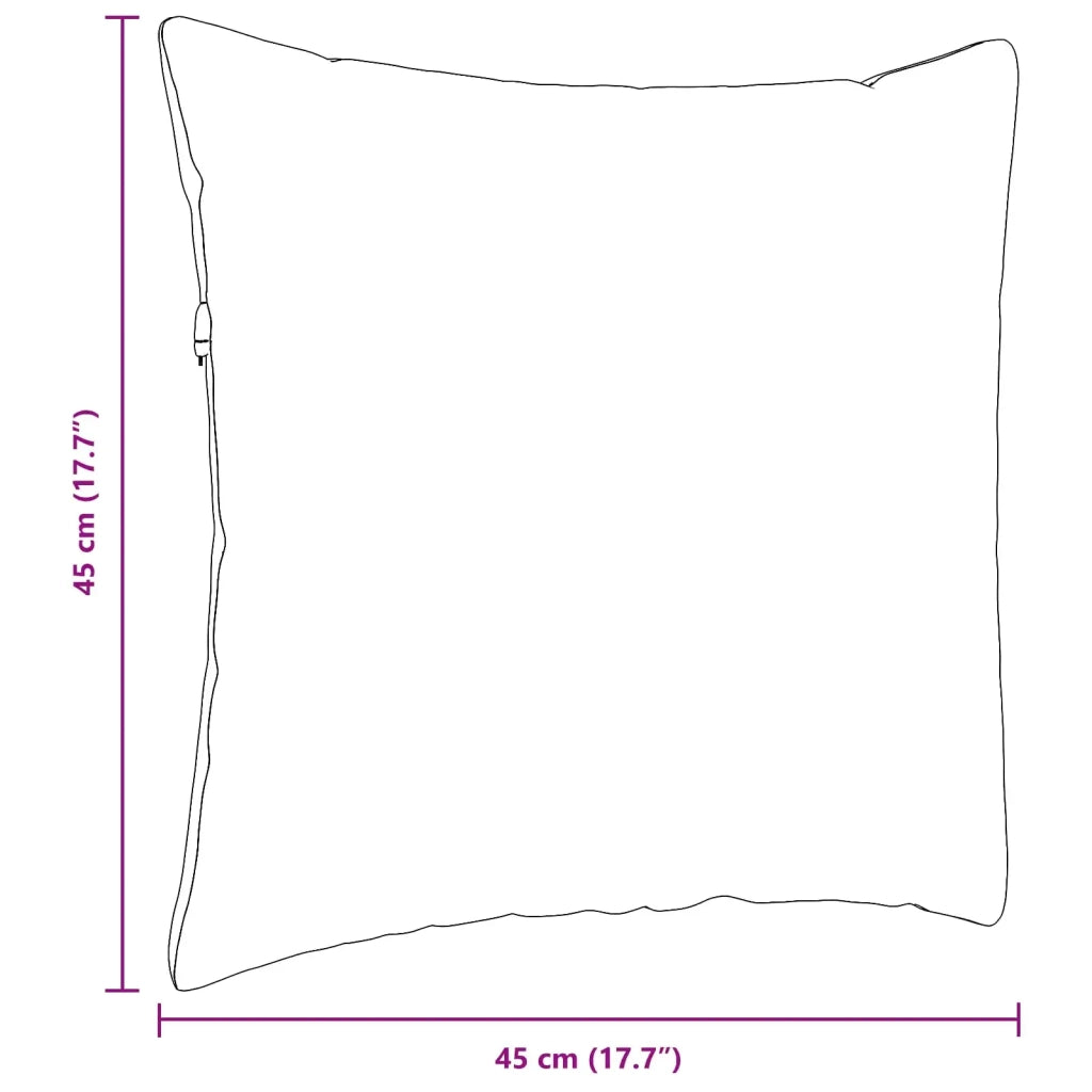 Cuscini da Divano 2 pcs Blu 45 x 45 cm Tessuto 42013919