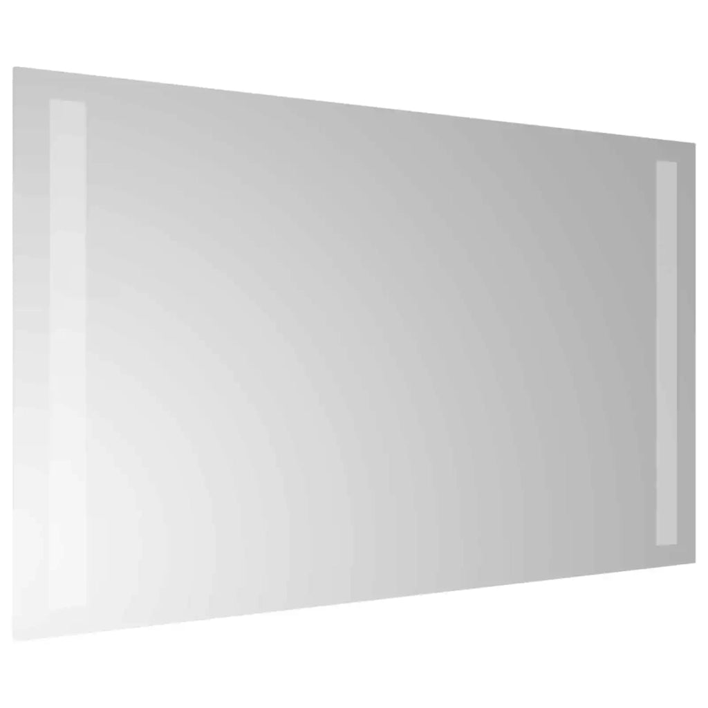 Specchio da bagno LED Trasparente 60 x 30 cm vetro temperato 42045793