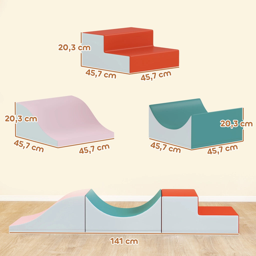 Set Arrampicata 3 Pezzi per Bambini ¨C Xylo ¨C Ecopelle Grigio Chiaro