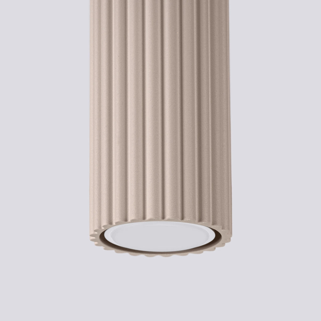 Lampada da soffitto KARBON 10 taupe