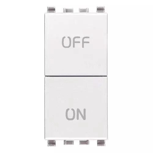 VIMAR EIKON - DUE PULSANTI INDIPEND. NO+NC 10A BIANCO
