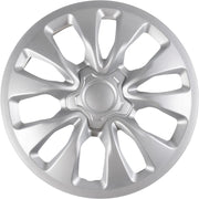 Borchie Copricerchio auto grigio singolo monte carlo 14''  in ABS