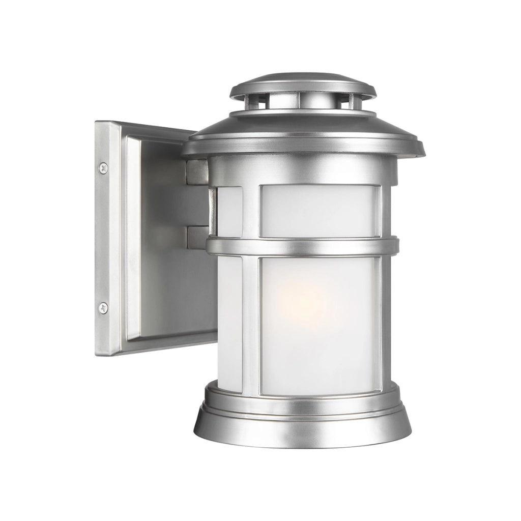 Applique esterna Newport Feiss acciaio spazzolato E27 60W