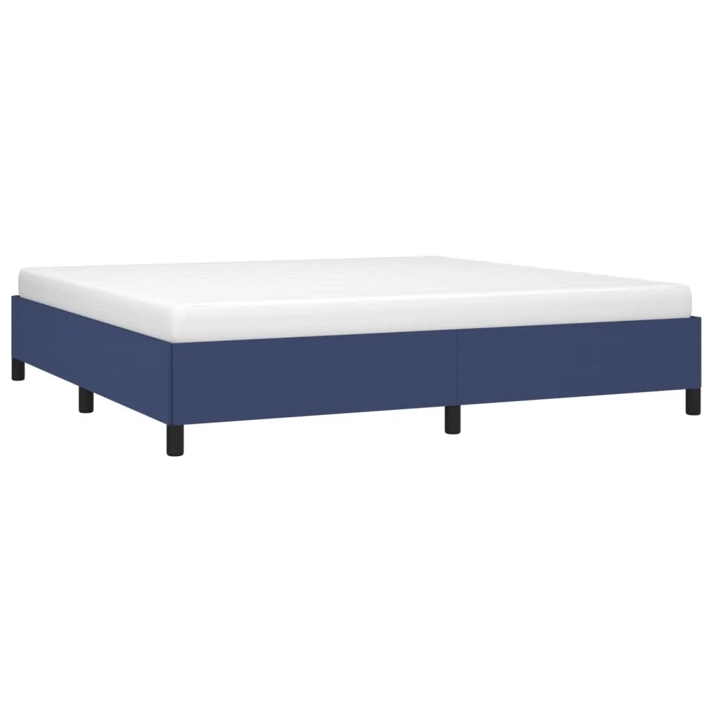 Giroletto senza Materasso Blu 200x200 cm in Tessuto 347096