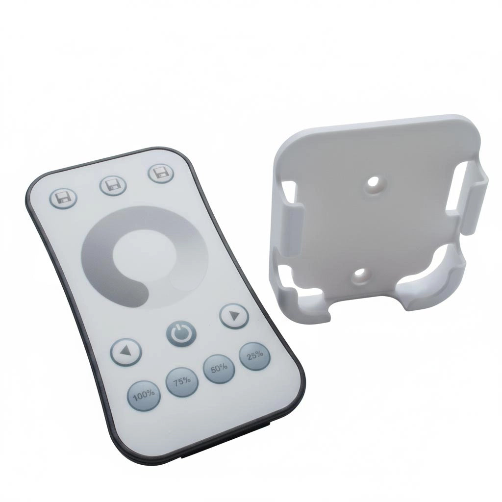 Centralina push dimmer 5-36V DC 8A controller RF 3CH con telecomando per dimmerare faretti lampade LED