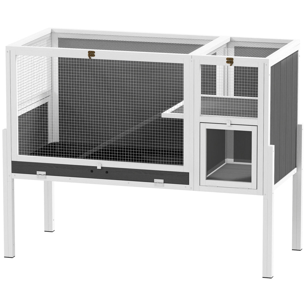 Gabbia per Conigli e Criceti da Interno ¨C zephmum ¨C Grigio