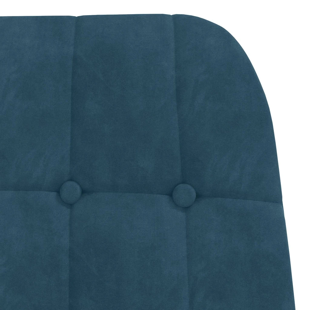Poltrona Relax Blu in Velluto 4102642