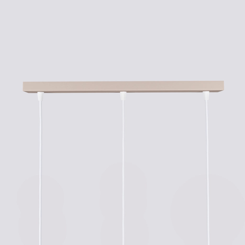 Lampada a sospensione KARBON 3L taupe