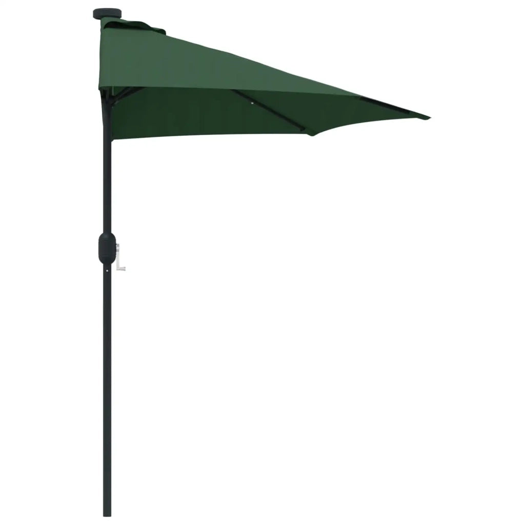 Ombrello da giardino Verde 294 x 150 x 224 cm 42003268