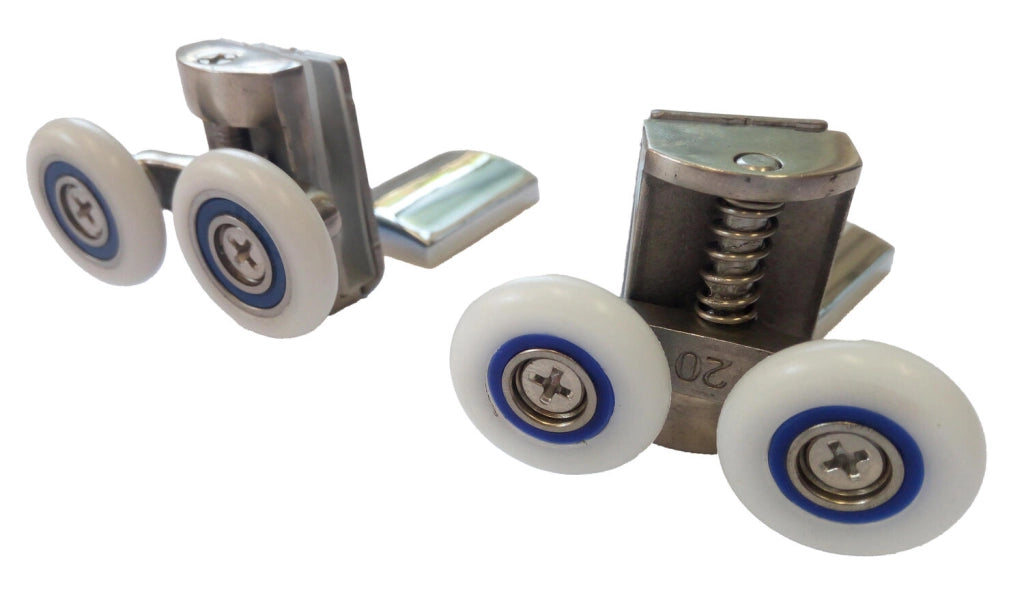 RC89 - 24x6 - Coppia Supporti in Metallo Cromato
