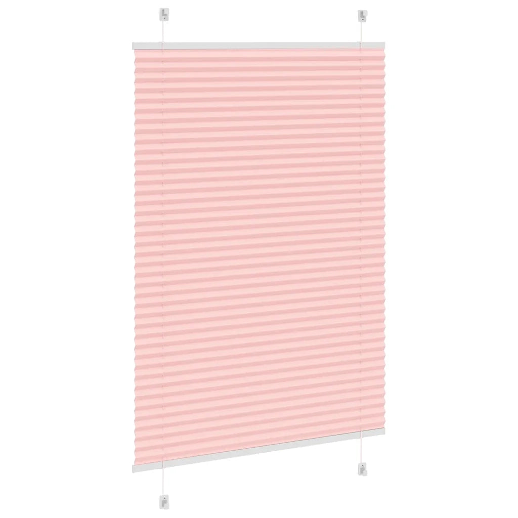 Tenda Plissettata Rosa 85x150 cm Larghezza Tessuto 84,4 cm 4015446