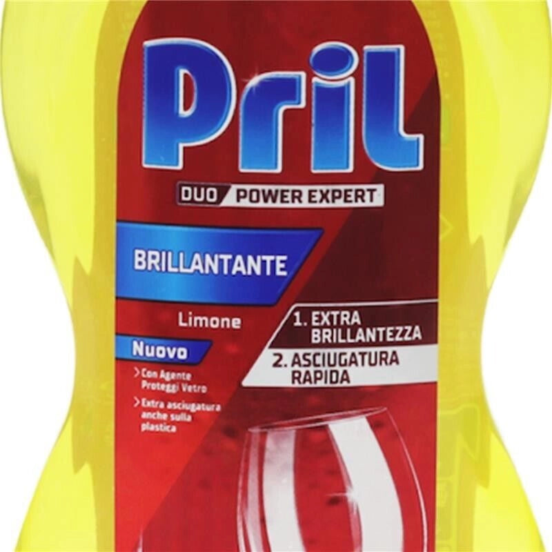 PRIL BRILLANTANTE + ASCIUGA RAPIDO PER LAVASTOVIGLIE 500 ML LIMONE E LIME