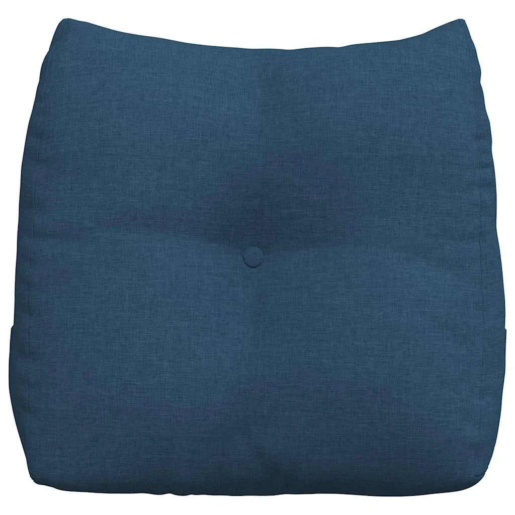 Cuscino per Schiena Blu 45 x 24 x 50 cm Tessuto 42014362