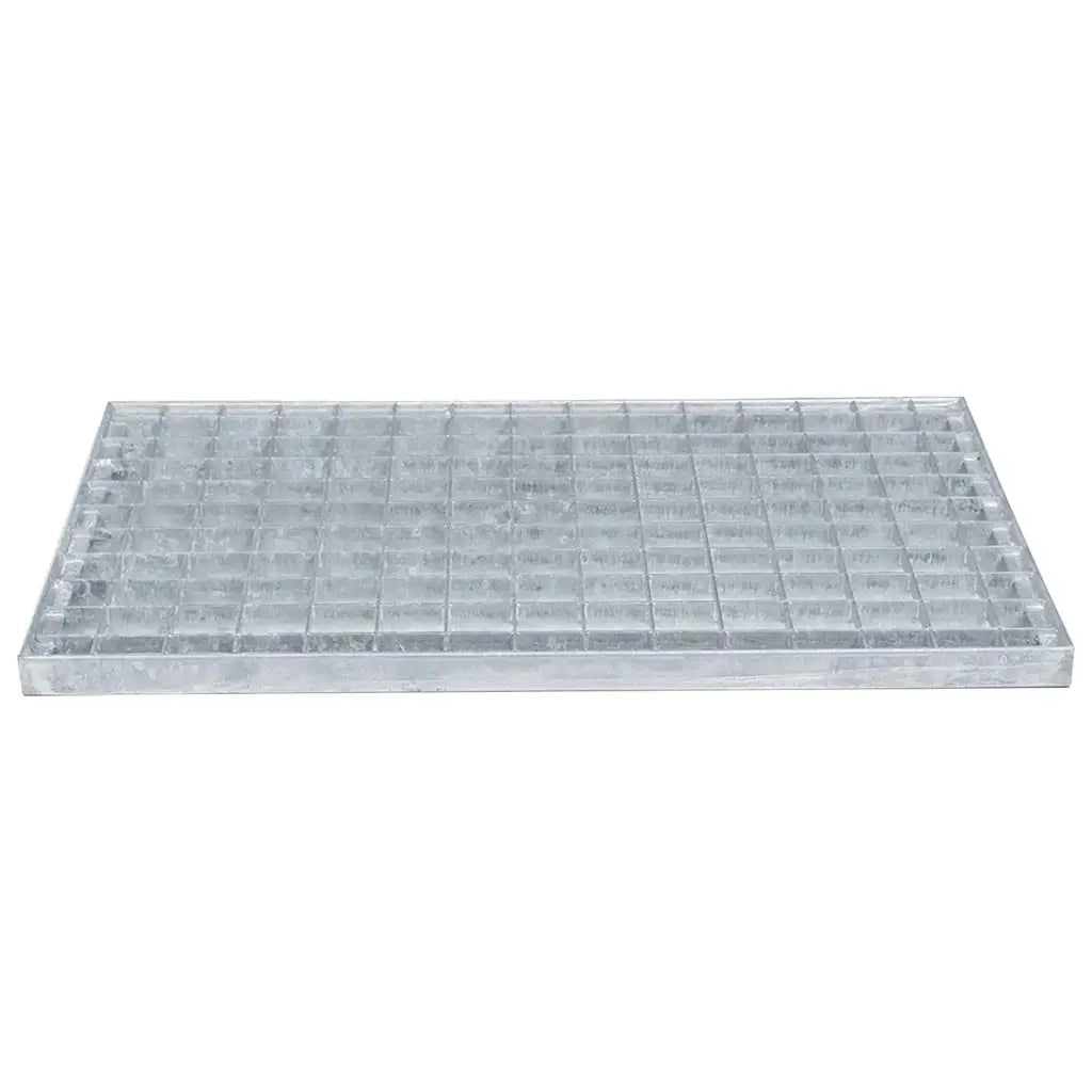 Grata Argento 50 x 35 x 2 cm Acciaio Zincato a Caldo