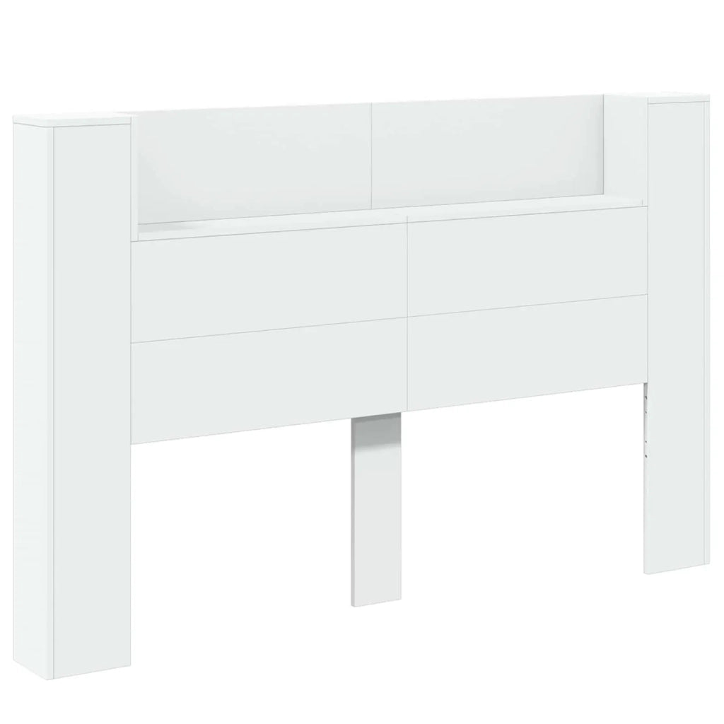 Testata con Mobile e LED Bianco 160 x 16,5 x 103,5 cm 8006541