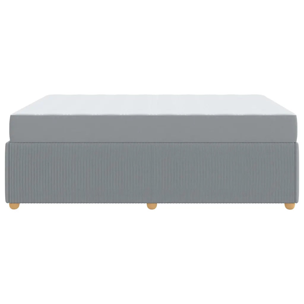 Letto matrimoniale | Letto per adulti | Struttura del letto Grigio chiaro 160 x 200 cm Tessuto