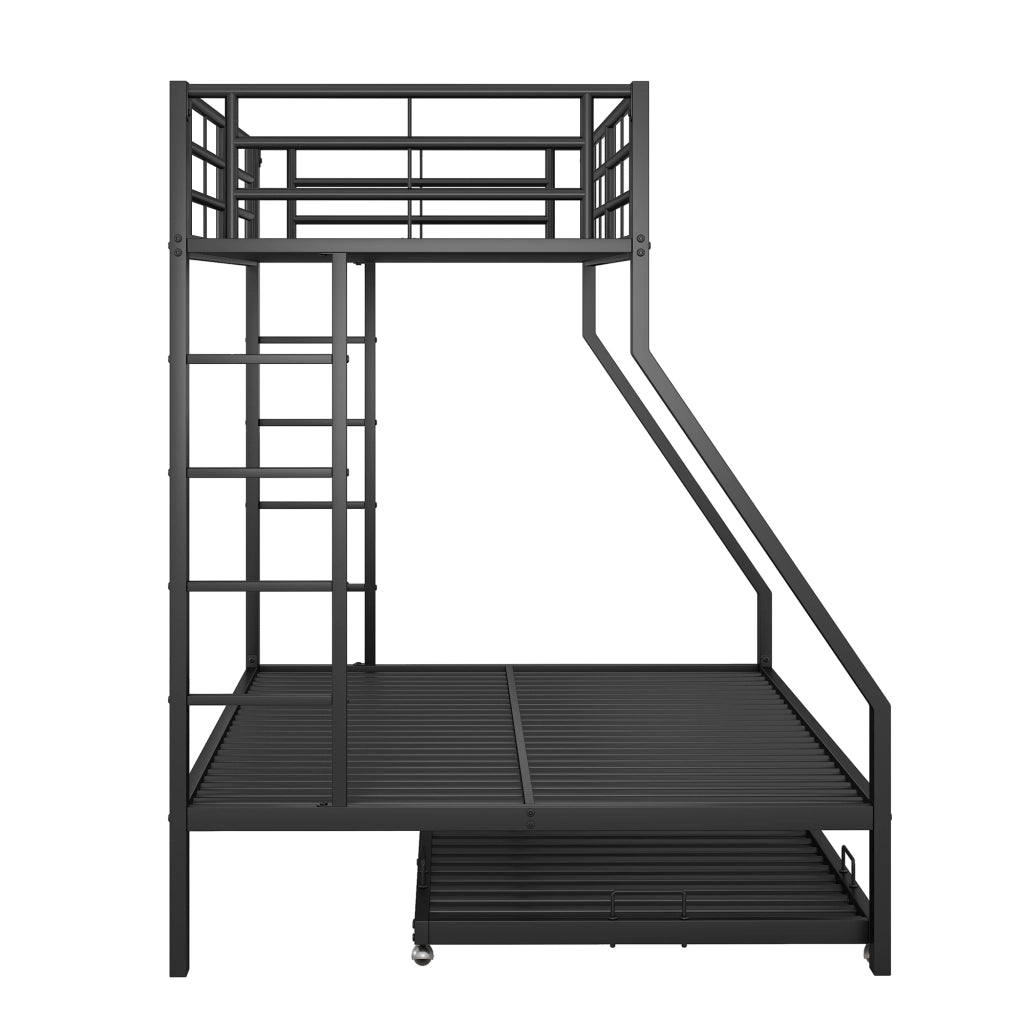 Letto a castello 90x140x200 cm - Xylo - metallo nero