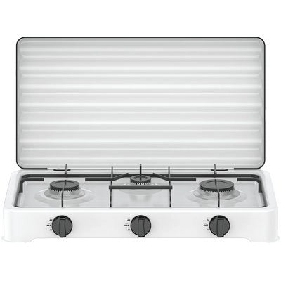 FORNELLO GAS FLAME 3 DOMUS  ACCIAIO VERNICIATO BRUCIATORE 3 KW 5,4