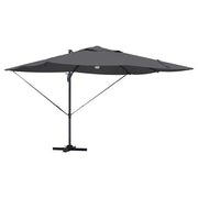 Ombrello | Parasolne Antracite 351 x 250 x 253 cm Poliestere e Alluminio