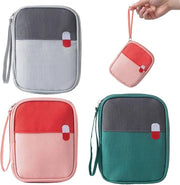 Kit di Primo Soccorso in 3 pezzi - Borsa EHBO compatta con tasche, maniglia e chiusura a cerniera - Borsa medica vuota per camping, escursioni, viaggi e attività all'aperto