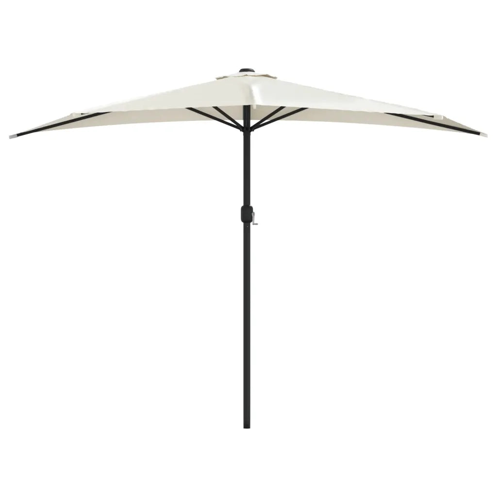 Ombrello | Parasolne da Balcone Palo in Alluminio Sabbia 300x155cm a Met¨¤
