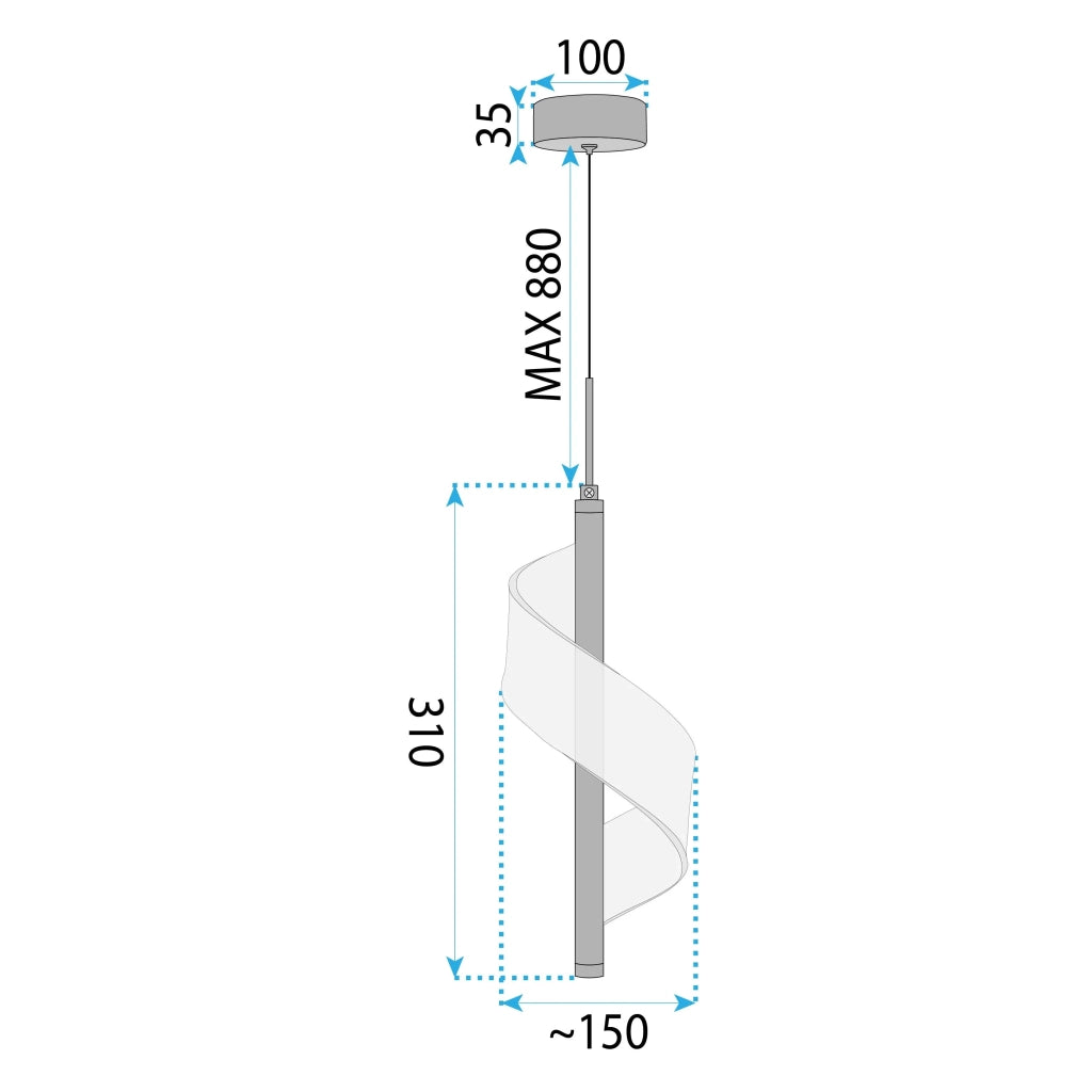 Lampada Led App1550-cp Gold