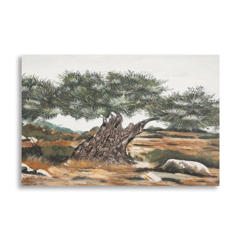 Dipinto Su Tela Olivo -b- cm 120x3,8x80