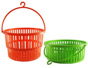 CESTINO MOLLETTE ALLUNGABILE IN PLASTICA CON MANGLIA E GANCIO