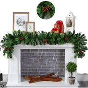 GHIRLANDA DI NATALE ADDOBBI RAMI ARCO DECORAZIONI PIGNA FESTONE TRALCIO 70893