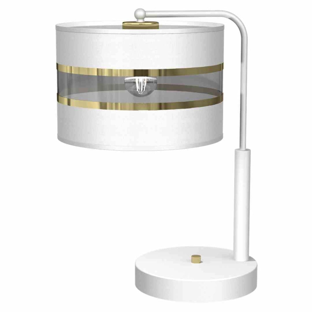 Lampada da tavolo Milagro ULTIMO MLP7354 bianca E27