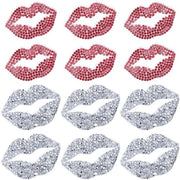 12 pezzi di Strass per labbra - Decorazioni per abbigliamento e accessori