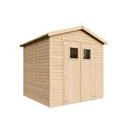 Casa da giardino in legno naturale H228x222x233 cm/4,08 m?²- TIMBELA M351
