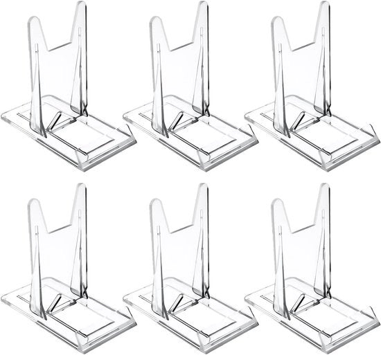 Display Standaards per 6 pezzi - Sostegno per Display Regolabile per Oggetti Decorativi e Accessori