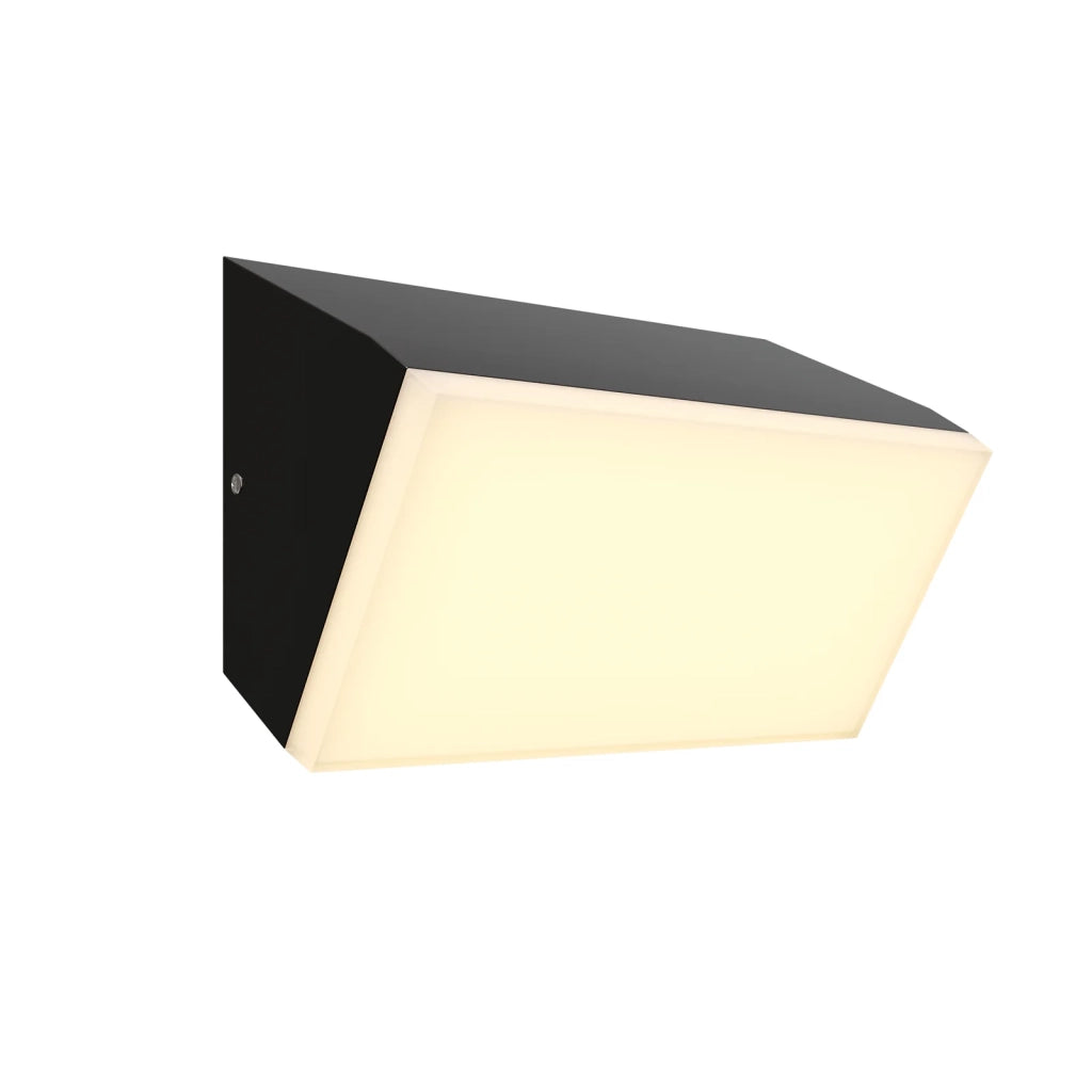 Maytoni Applique moderna Brick 1 luce LED integrato IP54 grafite alluminio