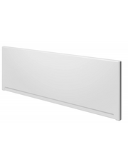Grembiule vasca frontale universale 140x57 cm in acrilico bianco