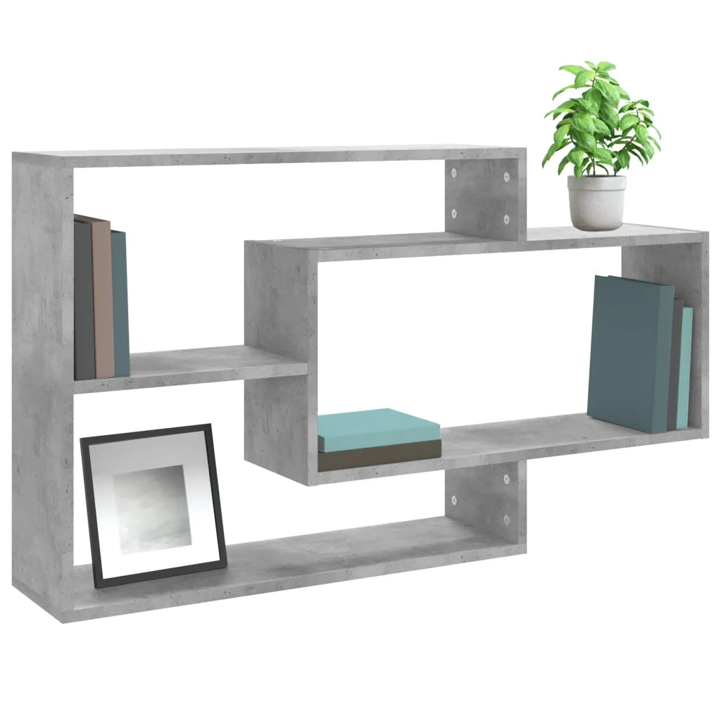 Mensole a Muro Grigio Calcestruzzo 104x20x58,5 cm in Truciolato cod mxl 33495