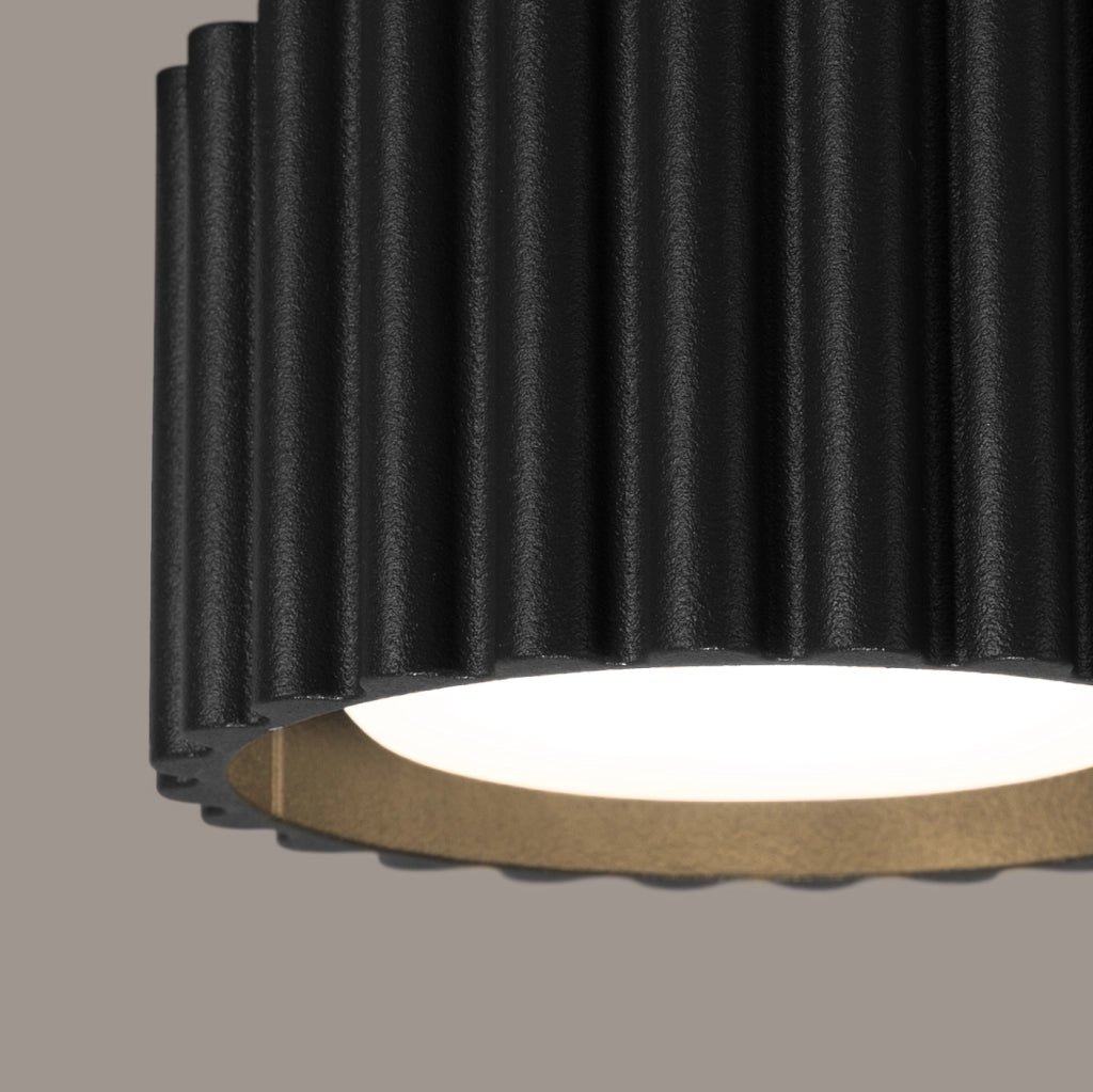 Lampada da soffitto AURA 1 nero Gx53