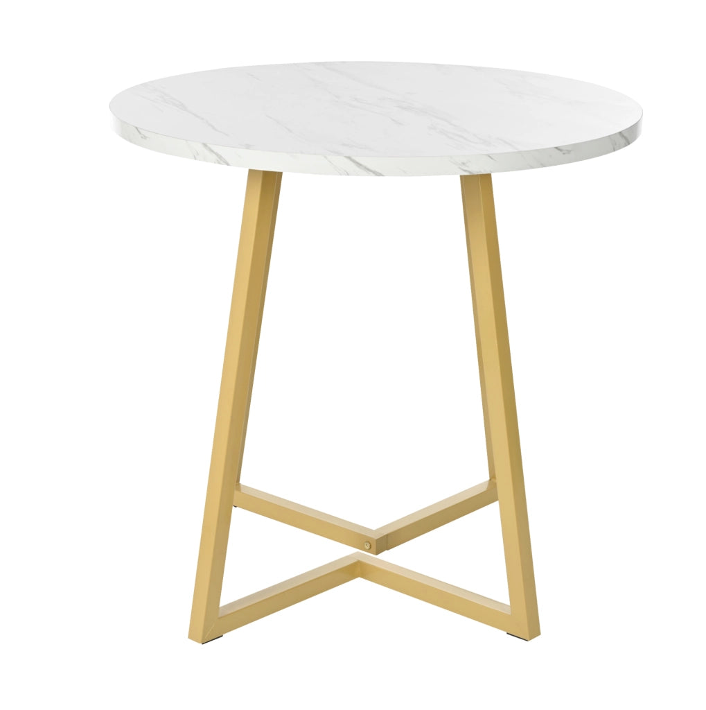 Gruppo pranzo 80 cm; design moderno; piano effetto marmo; MDF; multicolore