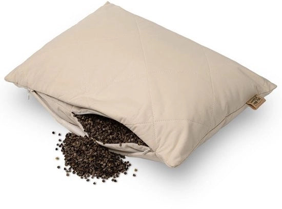 Cuscino di grano saraceno - Ergonomico - Comodo - 1 pezzo - 100% cotone